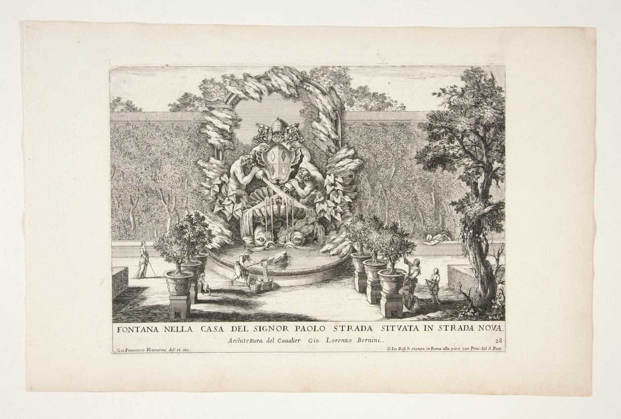 Le Fontane Ne Palazzi e ne Giardini di Roma, Parte Terza - Giovanni Francesco Venturini