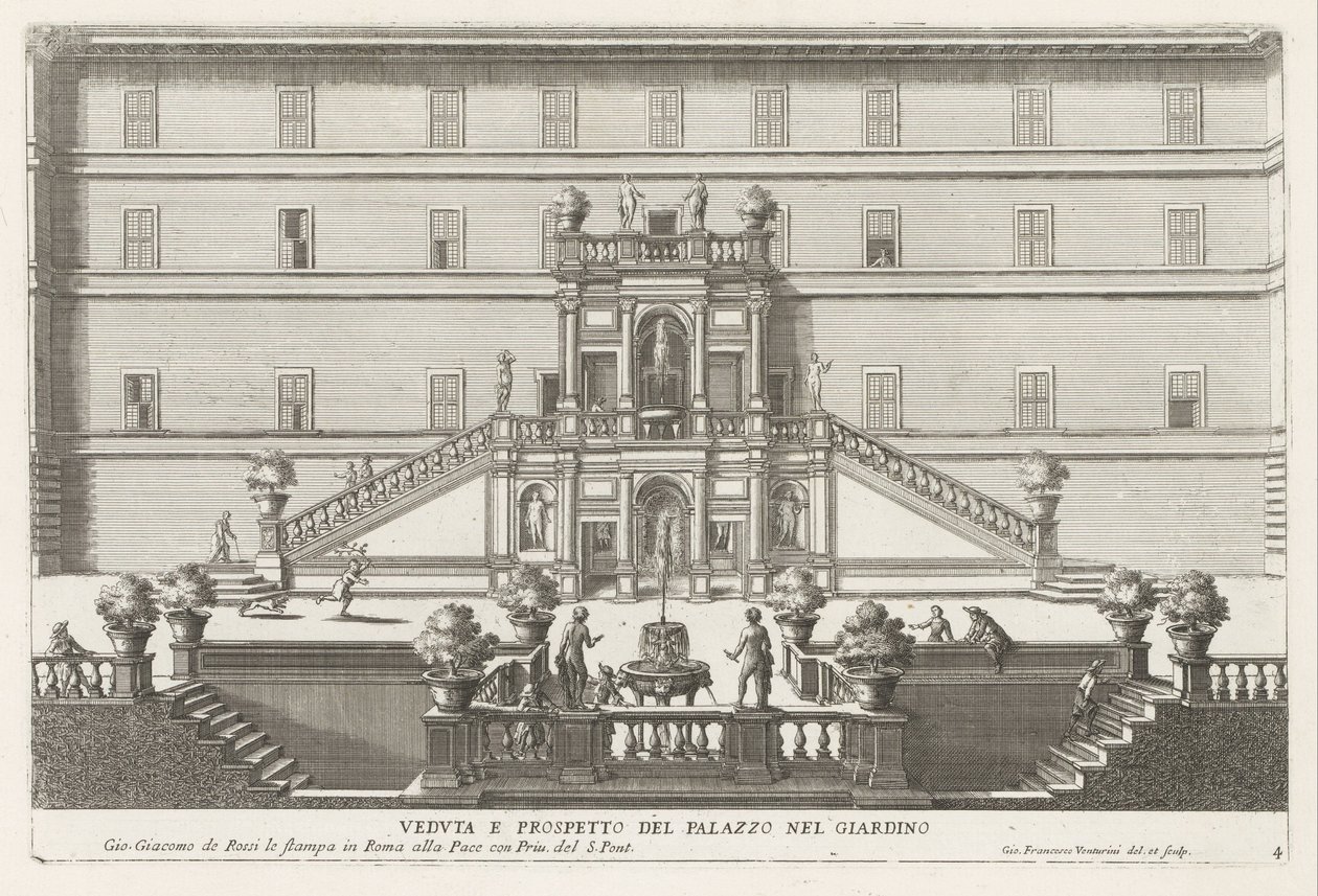 Côté jardin de la Villa d
