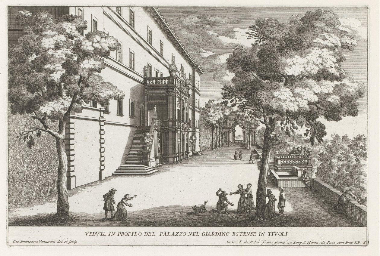Côté jardin de la Villa d