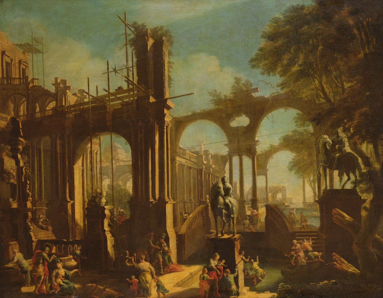 Ruines des thermes de Caracalla - Giovanni Ghisolfi