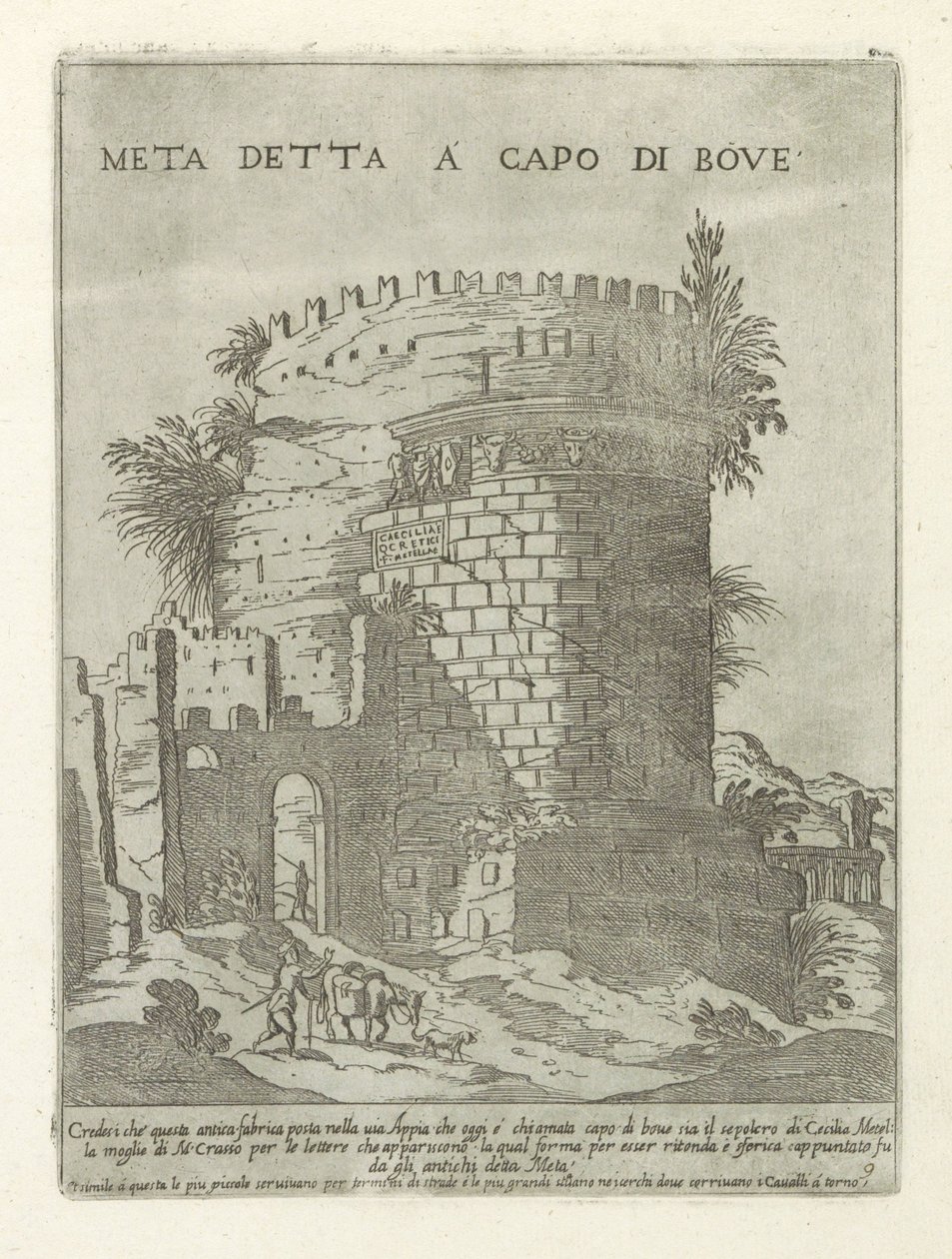 Tombe de Caecilia Metella à Rome - Giovanni Maggi