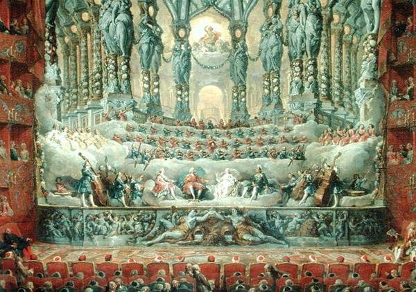 Concert donné par le cardinal de La Rochefoucauld au Théâtre d