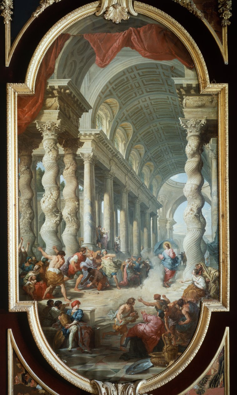 Jésus lapidé dans le Temple - Giovanni Paolo Pannini