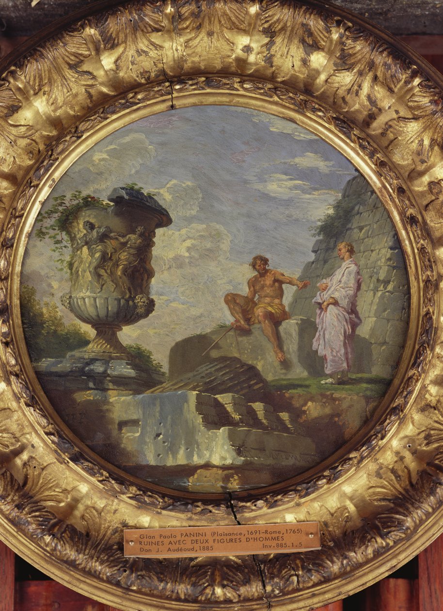 Ruines avec deux hommes, vers 1750-60 - Giovanni Paolo Pannini