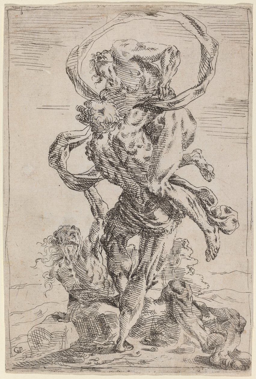Hercule et Antée - Giovanni Pietro Possenti