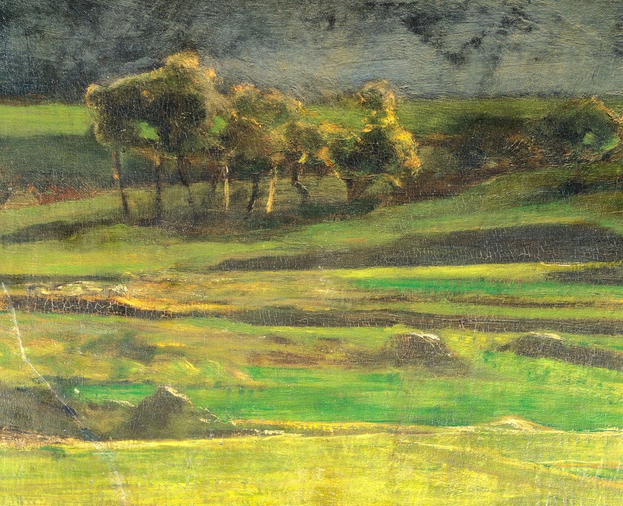 À la barre - Giovanni Segantini