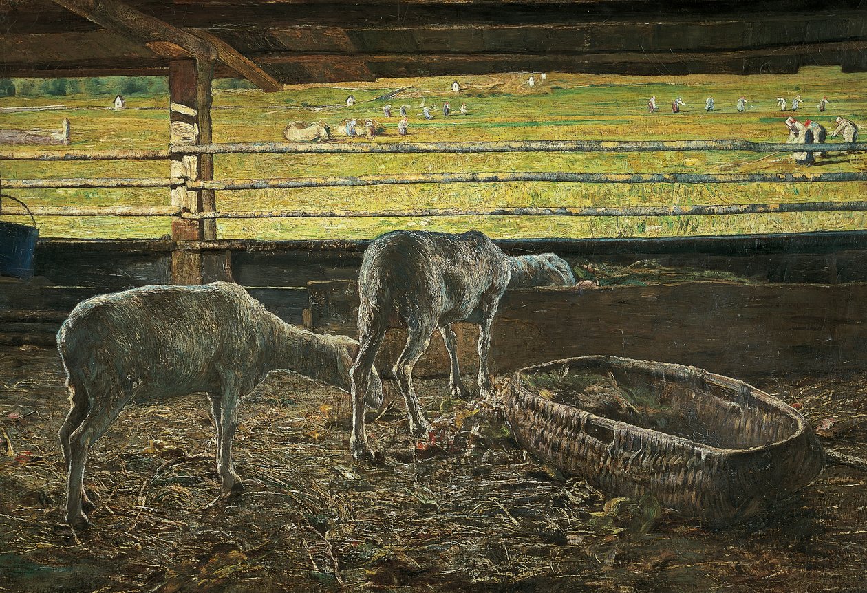 Contraste de lumière - Giovanni Segantini