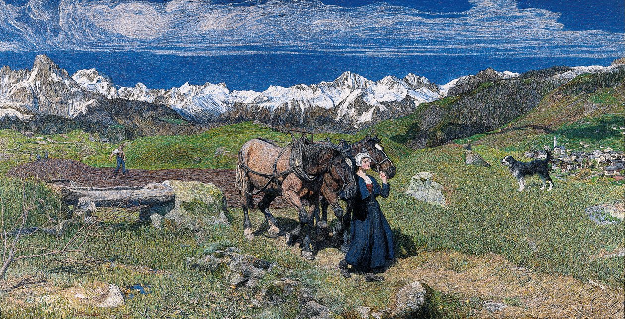Printemps dans les Alpes, 1897 - Giovanni Segantini