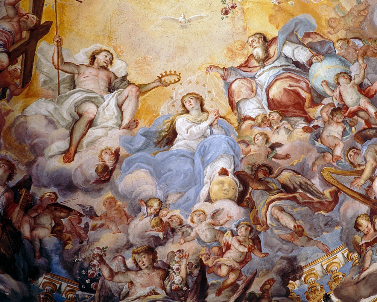 Couronnement de la Vierge - Giovanni Tuccari