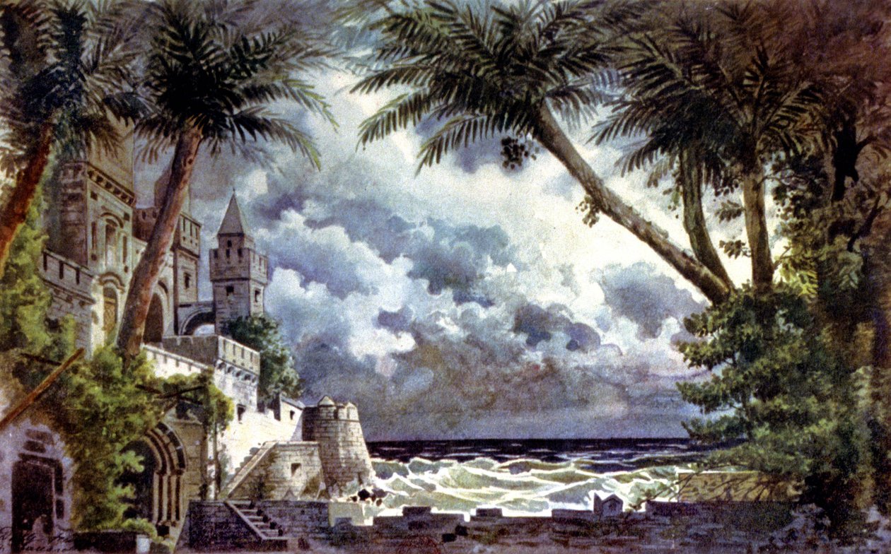 Othello, décor de scène, c.1920-30 - Giovanni Zuccarelli