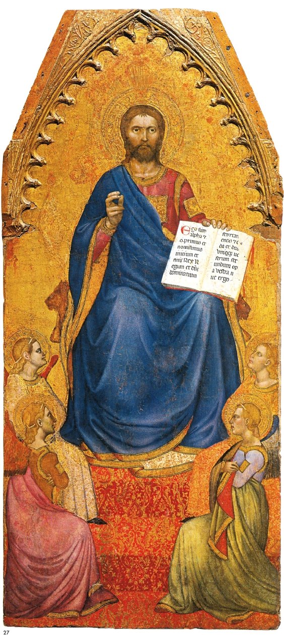 Le Christ trônant, adoré par les anges - Giovanni da Milano
