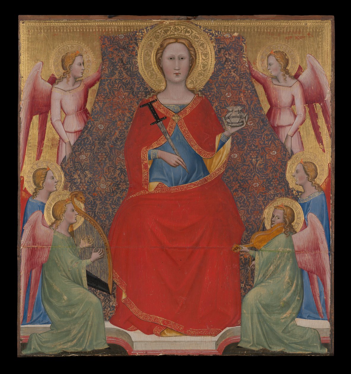 Sainte Lucie en majesté - Giovanni di Bartolomeo Cristiani