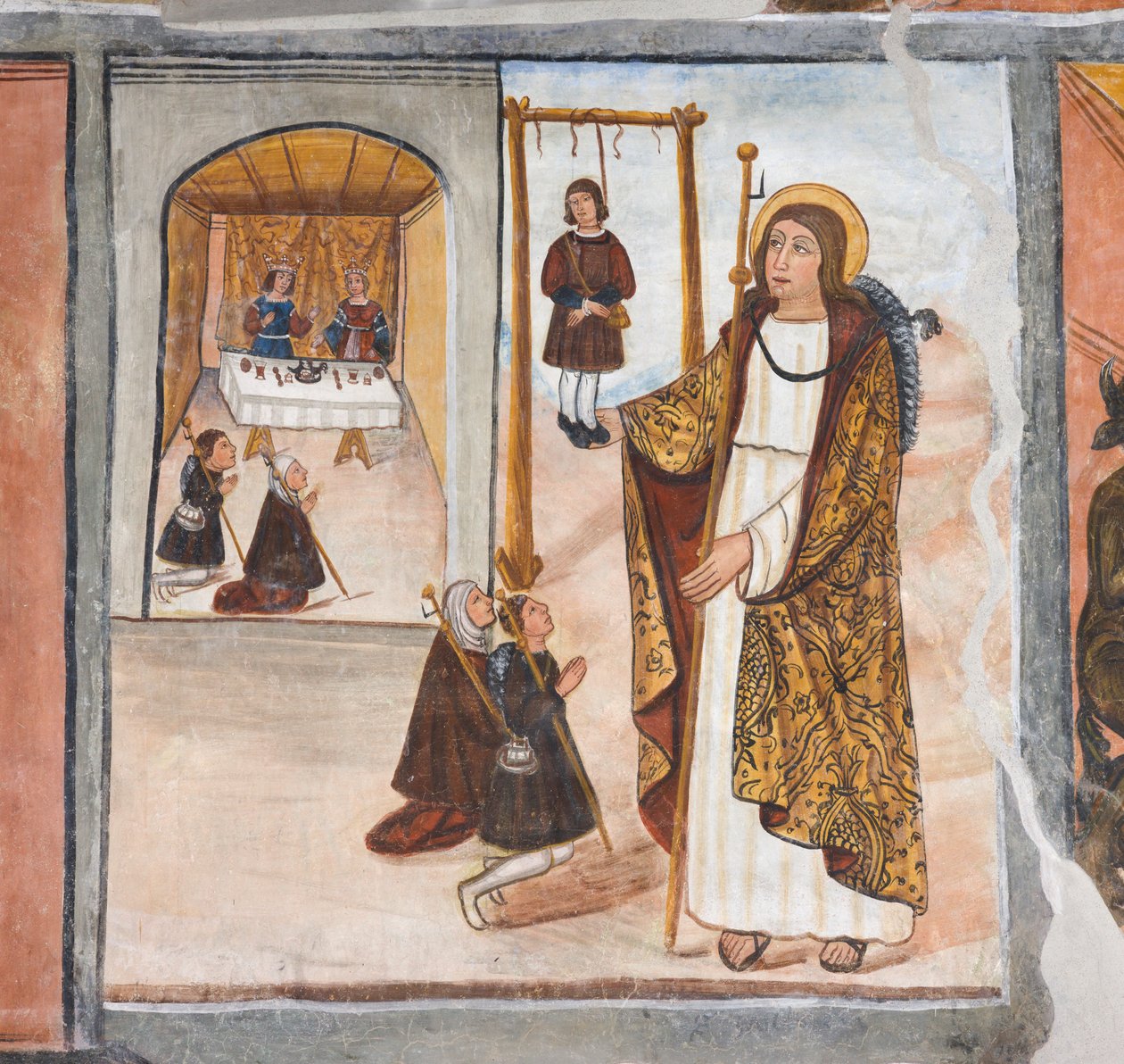 Le Miracle de Saint Jacques à Santo Domingo de la Calzada - Giovanni di Cherasco Botoneri