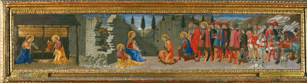 Nativité et Adoration des Mages. M. I. 523 ... - Giovanni di Francesco