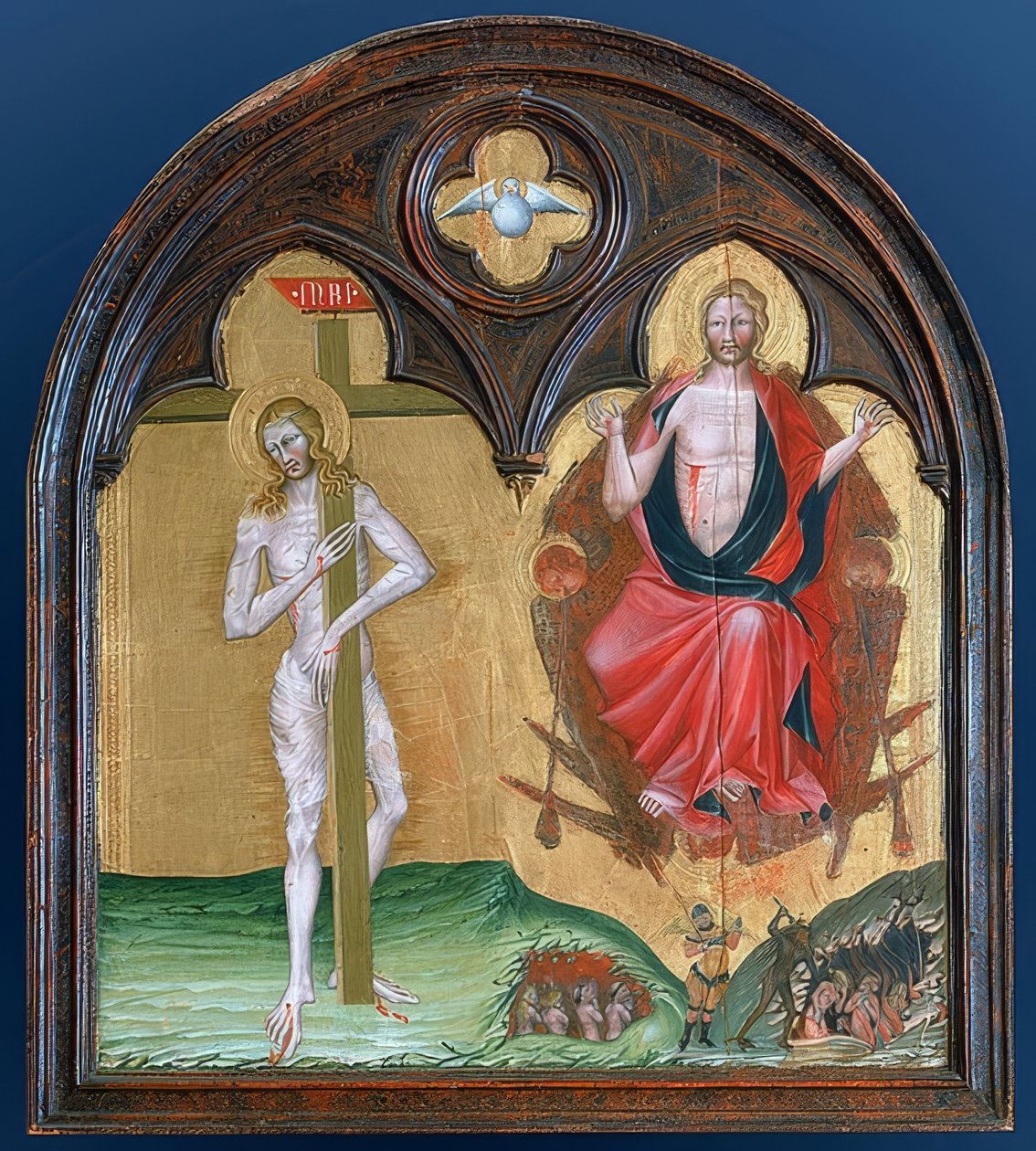 Le Christ souffrant et triomphant - Giovanni di Paolo