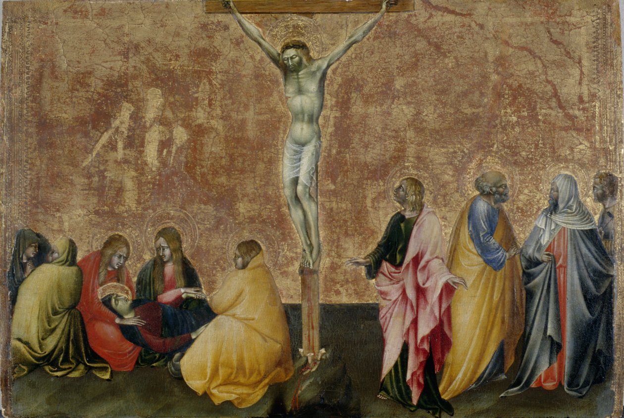 La Crucifixion du Christ, v.1445 - Giovanni di Paolo di Grazia
