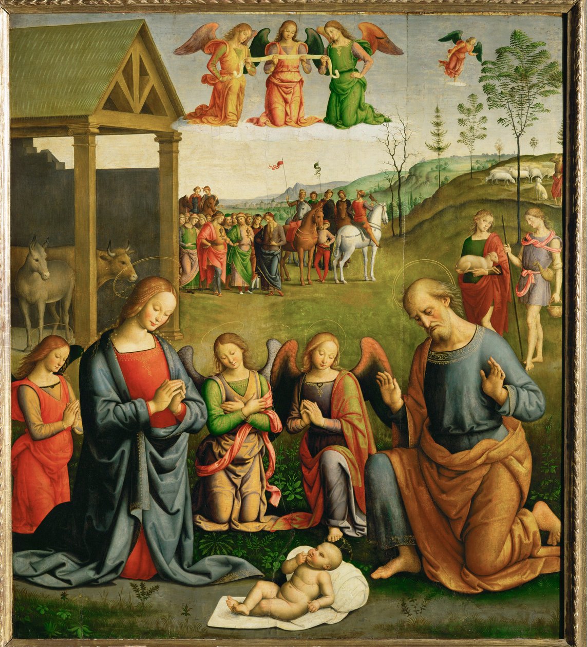 Nativité ... - Giovanni di Pietro (c.1450 1529) (studio of)