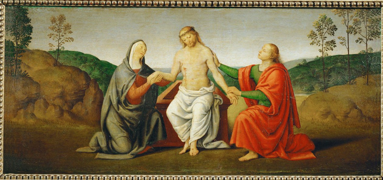 Le Christ mort soutenu par la Vierge Marie et l