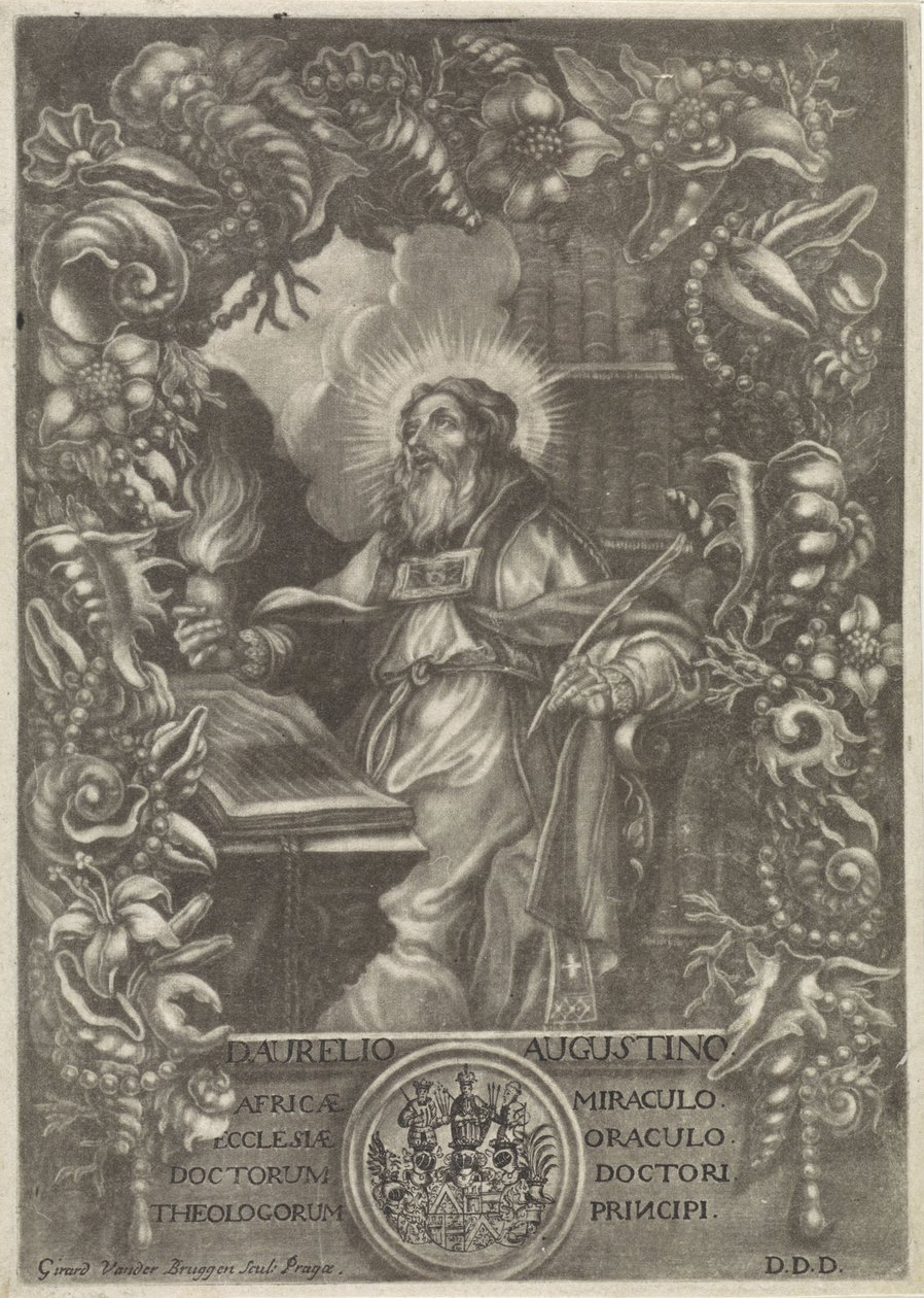 Portrait de Saint Augustin - Girard van der Bruggen