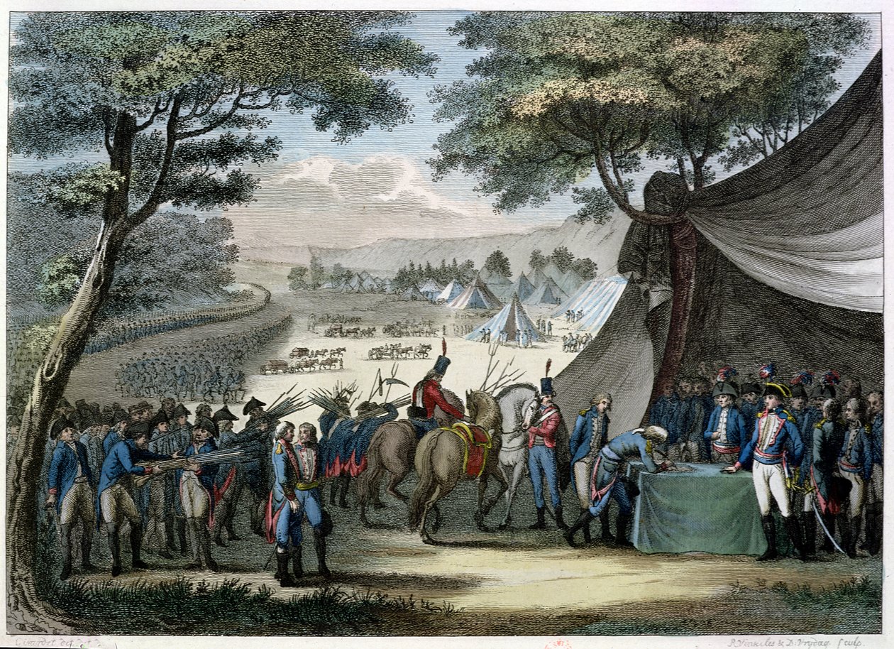 Pacification de la Vendée par le général Hoche (1768-97) 20 avril 1795 - Karl Girardet