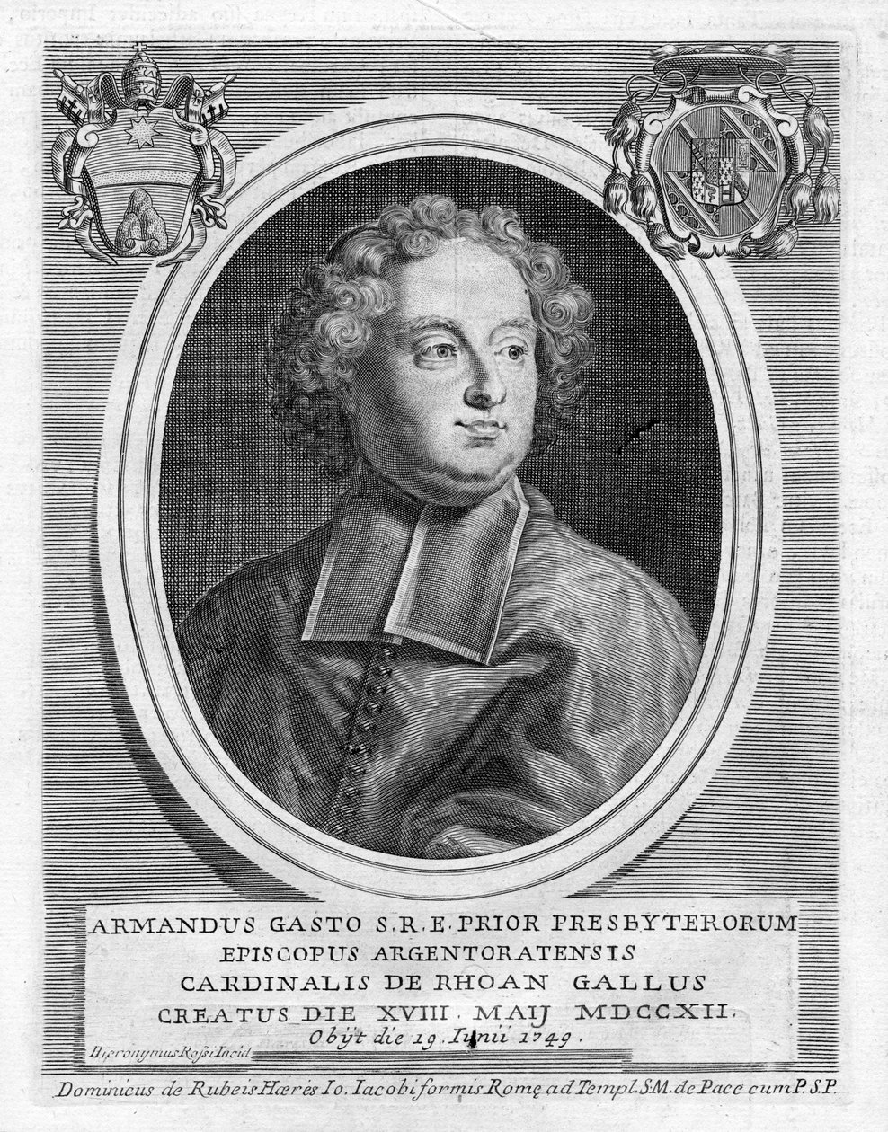 Portrait gravé - Girolamo Rossi
