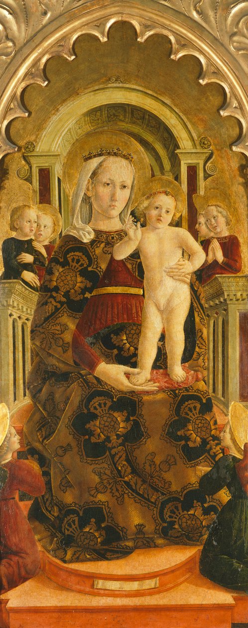 Madone en majesté - Girolamo di Giovanni di Camerino