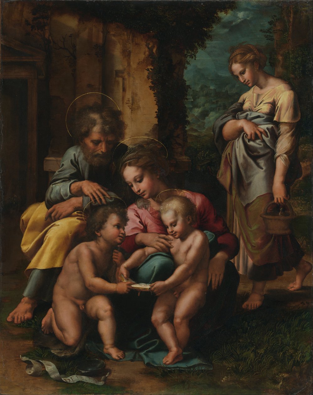 La Sainte Famille - Giulio Romano
