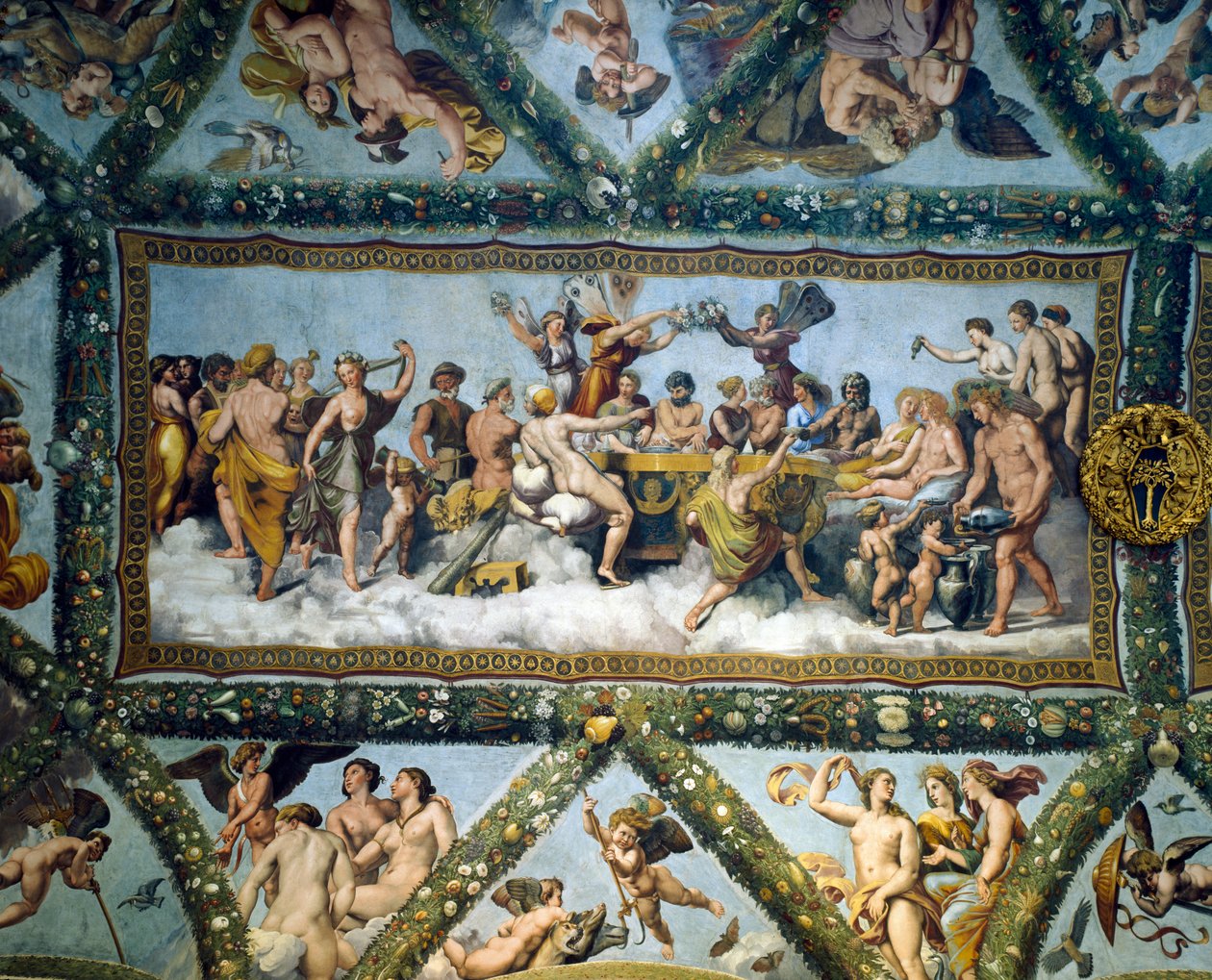 Le Mariage de Cupidon et Psyché, du plafond de la 
