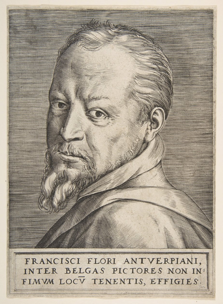 Portrait en buste de Frans Floris - Giulio Bonasone