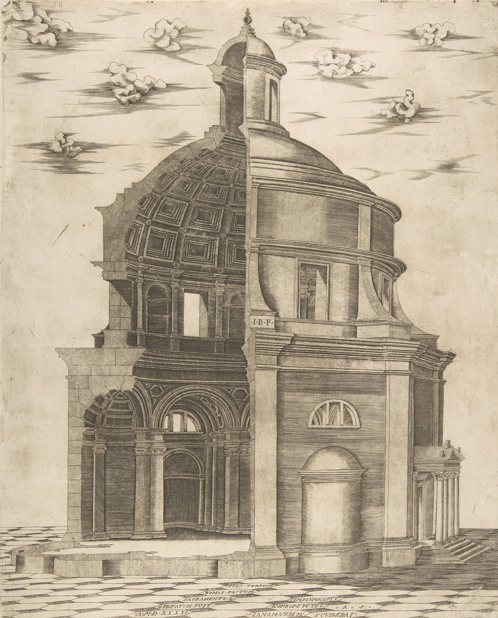 Section extérieure et intérieure d