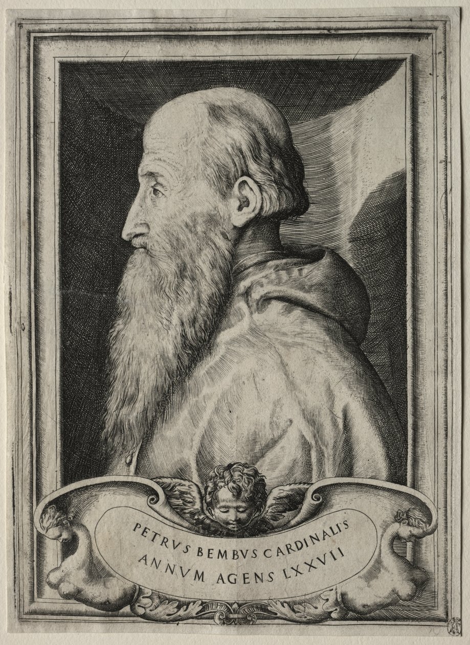 Portrait du cardinal Pietro Bembo - Giulio Bonasone
