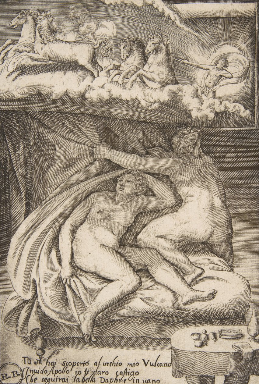 Vénus et Mars découverts par Apollon, des 