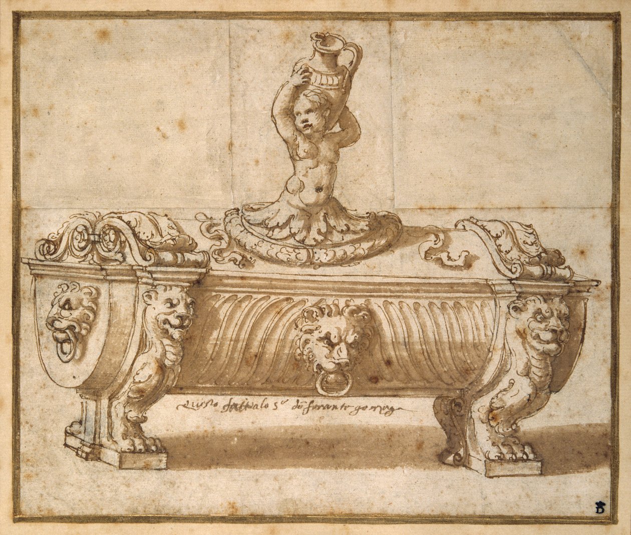 Conception pour une boîte de friandises - Giulio Romano