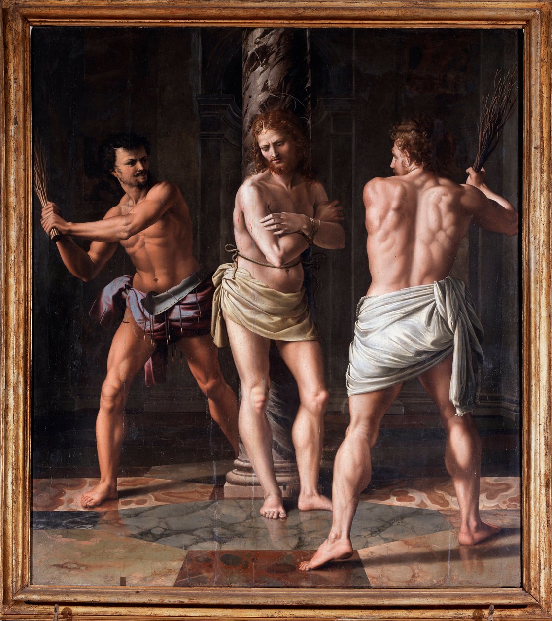 La flagellation du Christ - Giulio Romano