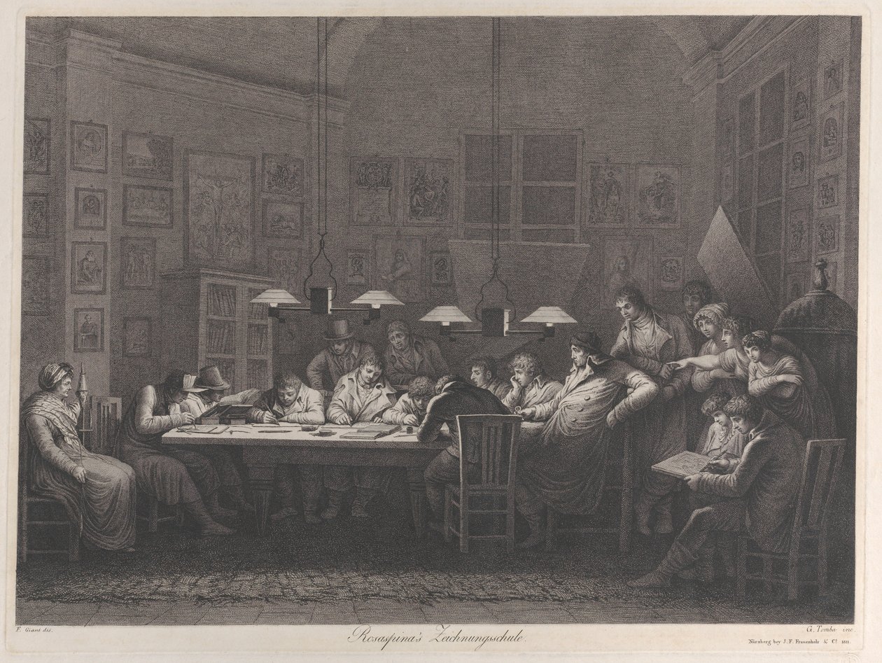 Académie de dessin de Rosaspina, 1811 - Giulio Tomba