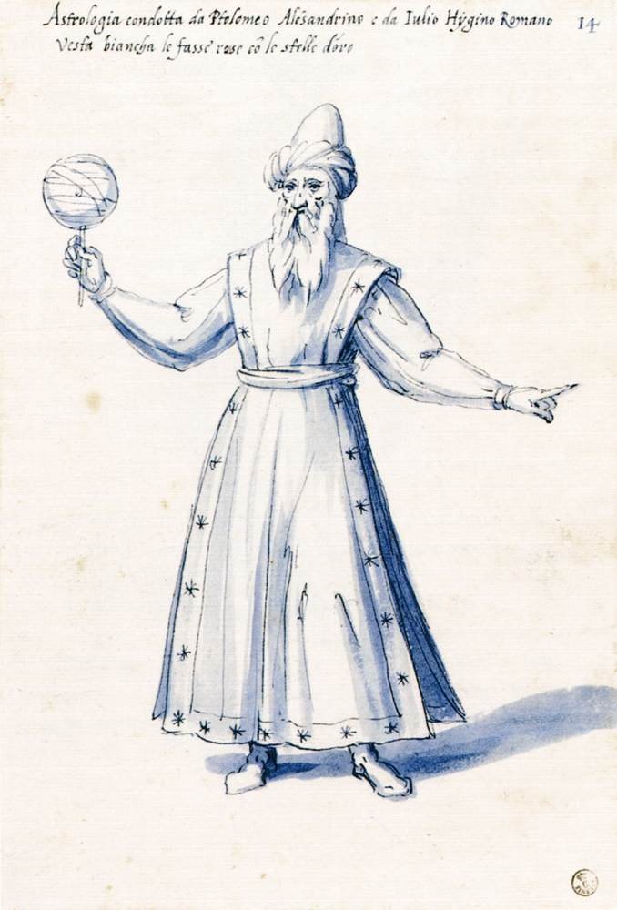 Costume de la figure allégorique Astrologie - Giuseppe Arcimboldo