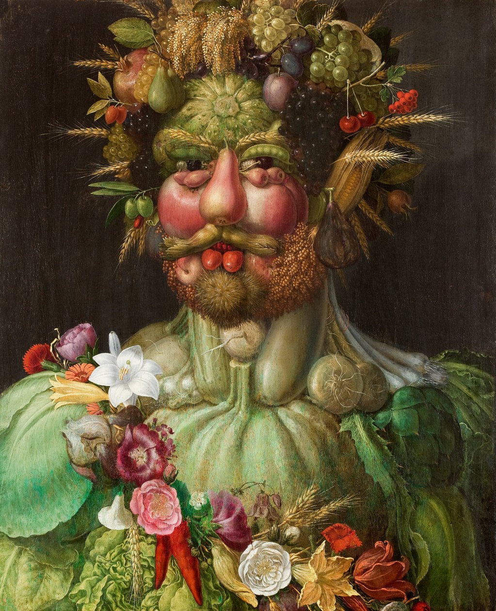 Rudolf II de Habsbourg en Vertumnus - Giuseppe Arcimboldo