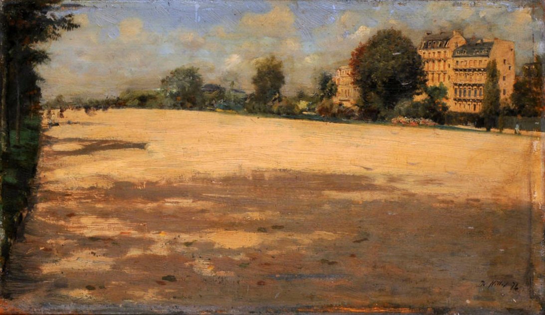 Paysage Avenue du Bois de Boulogne - Giuseppe de Nittis