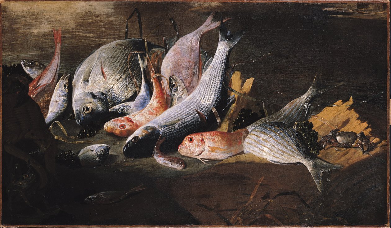 Poisson et crabe - Giuseppe Recco