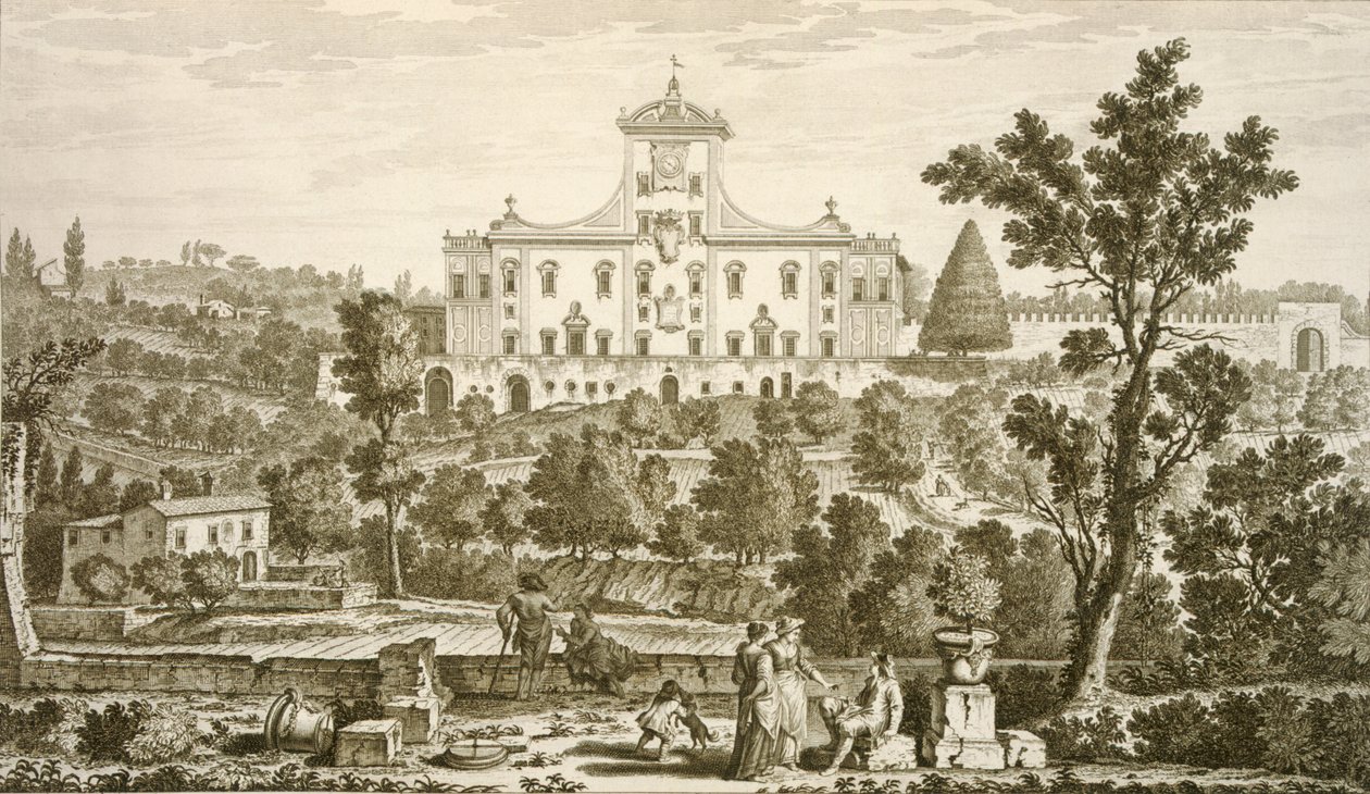 Villa Ricci à Pozzolatico - Giuseppe Zocchi