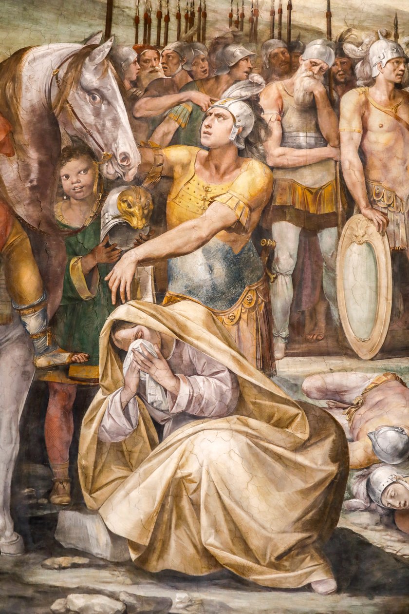 Bataille entre Horatii et Curiatii (détail) - Giuseppe (1568 1640) Cesari