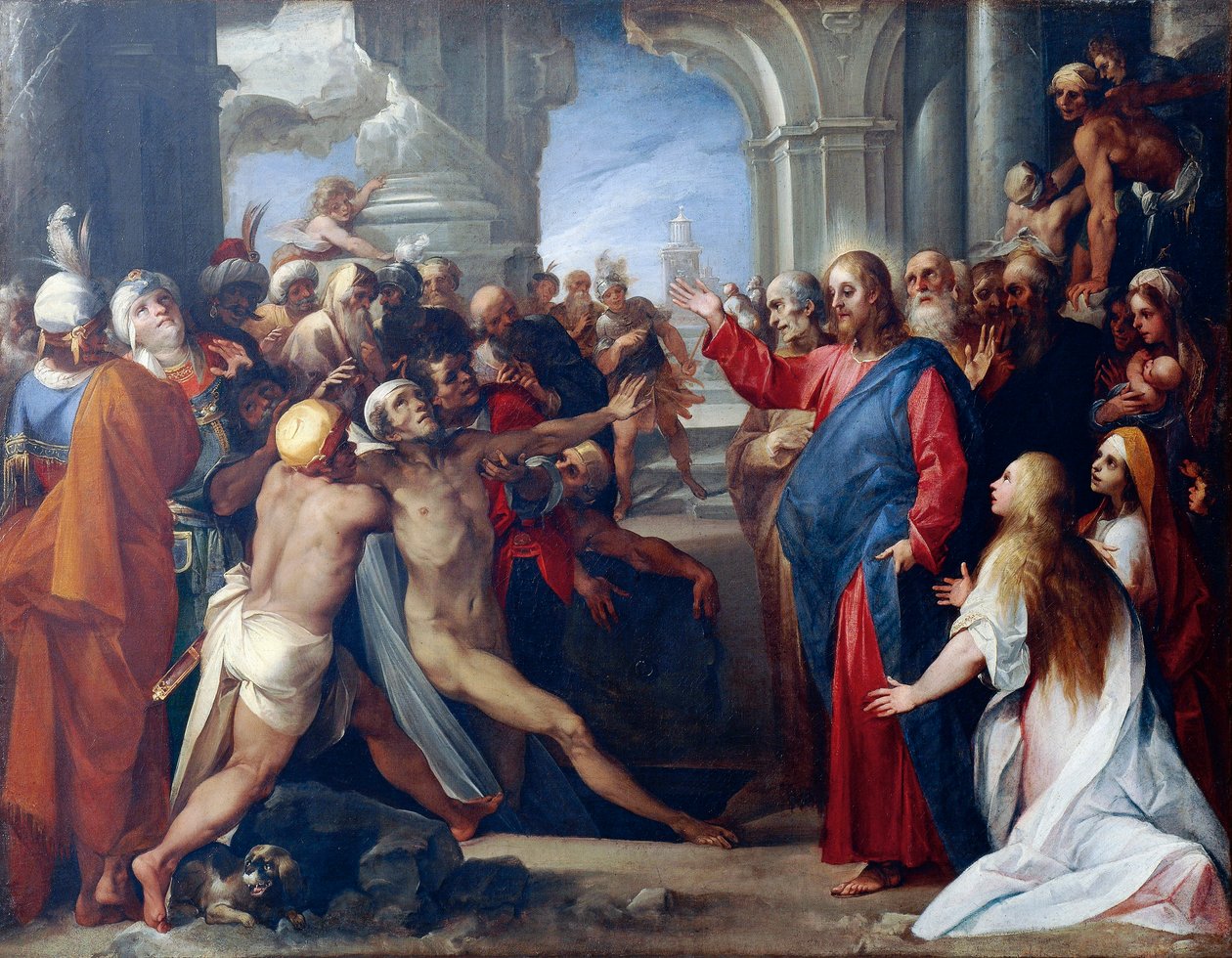 La Résurrection de Lazare, par Giuseppe Cesari - Giuseppe Cesari