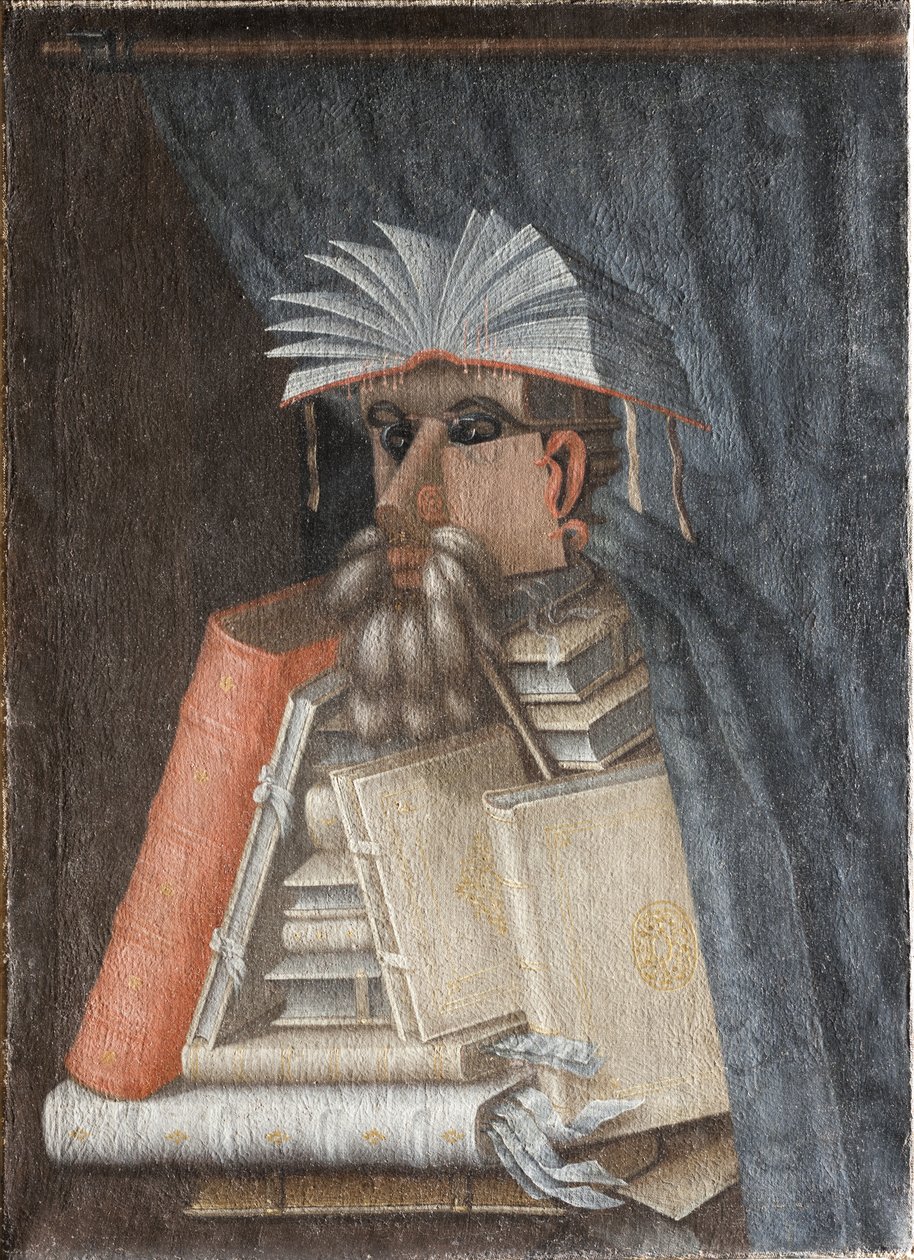 Le bibliothécaire - Giuseppe Arcimboldo