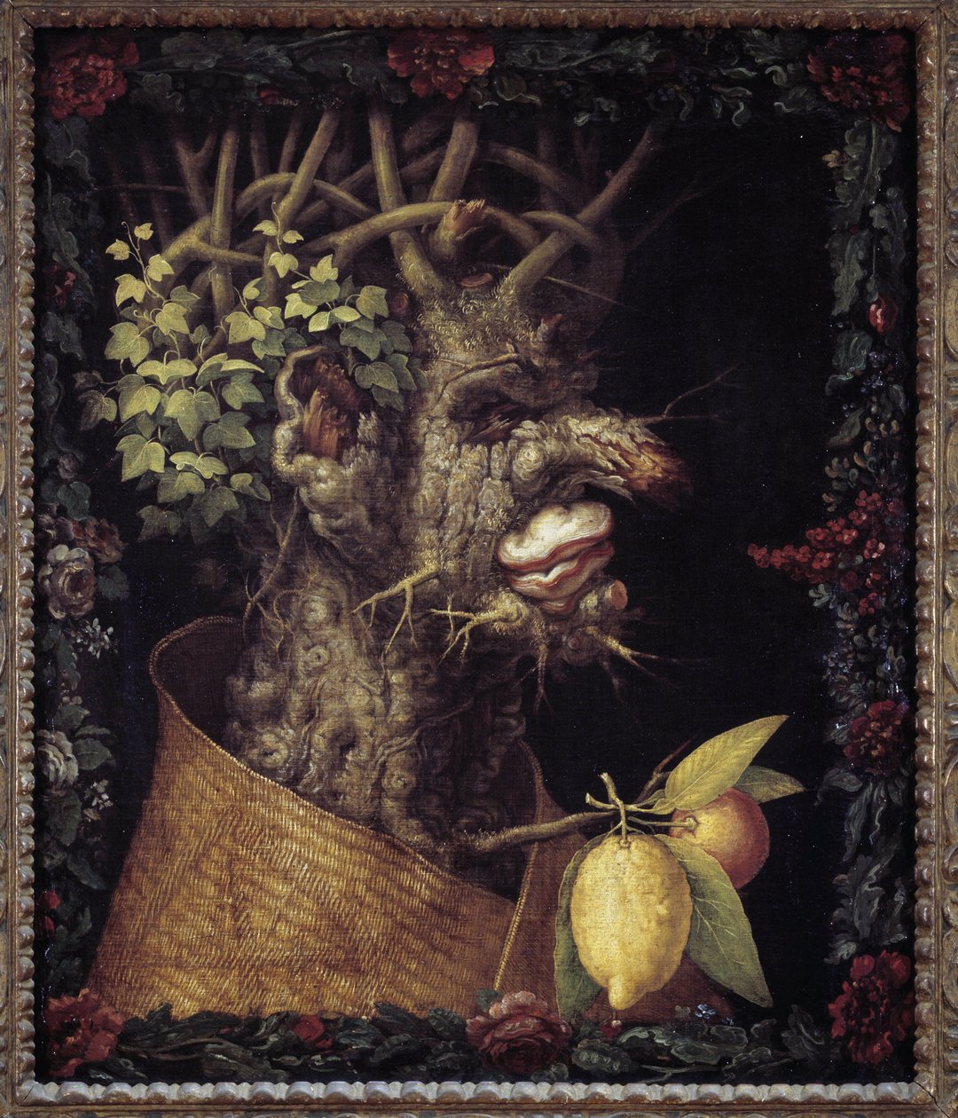 Hiver. Allégorie des saisons - Giuseppe Arcimboldo
