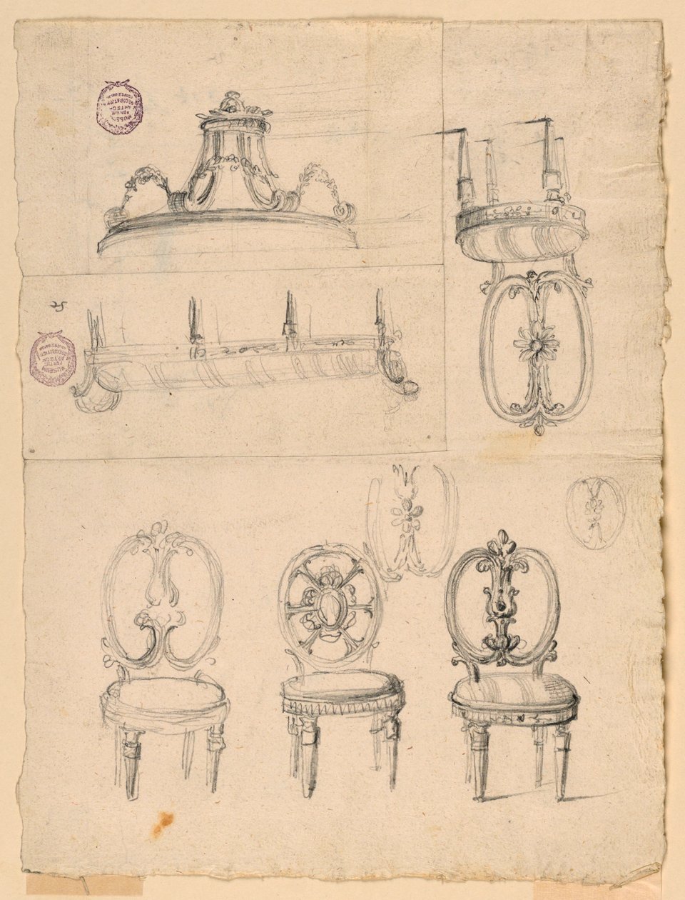 Croquis pour Meubles - Giuseppe Barberi