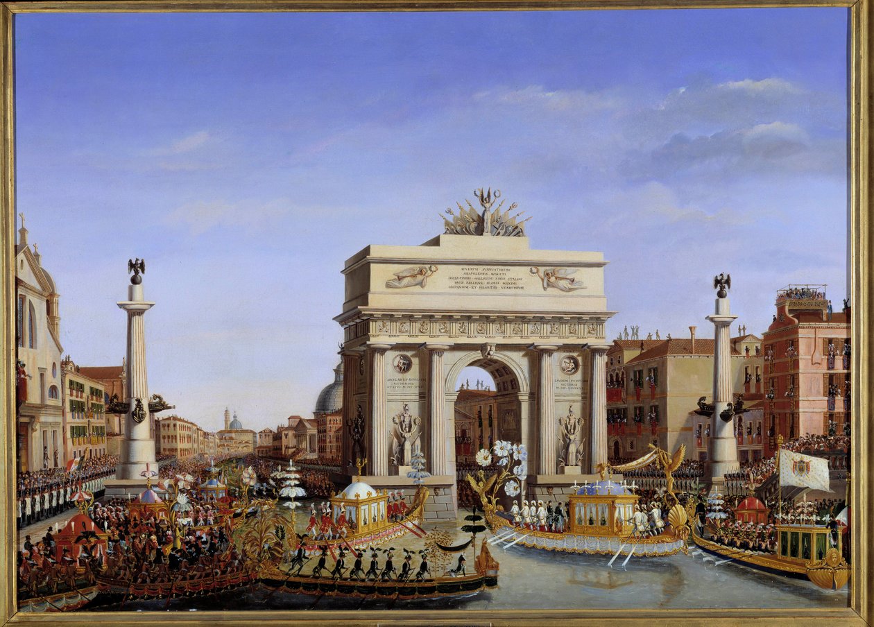 Visite de Napoléon Ier à Venise du 28 novembre au 8 décembre 1807 : entrée de l