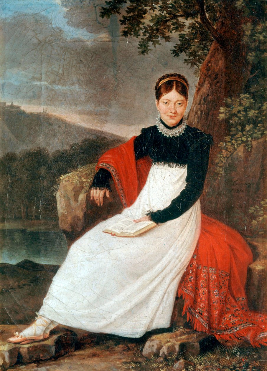 Portrait de Caroline Bonaparte - Giuseppe Cammarano