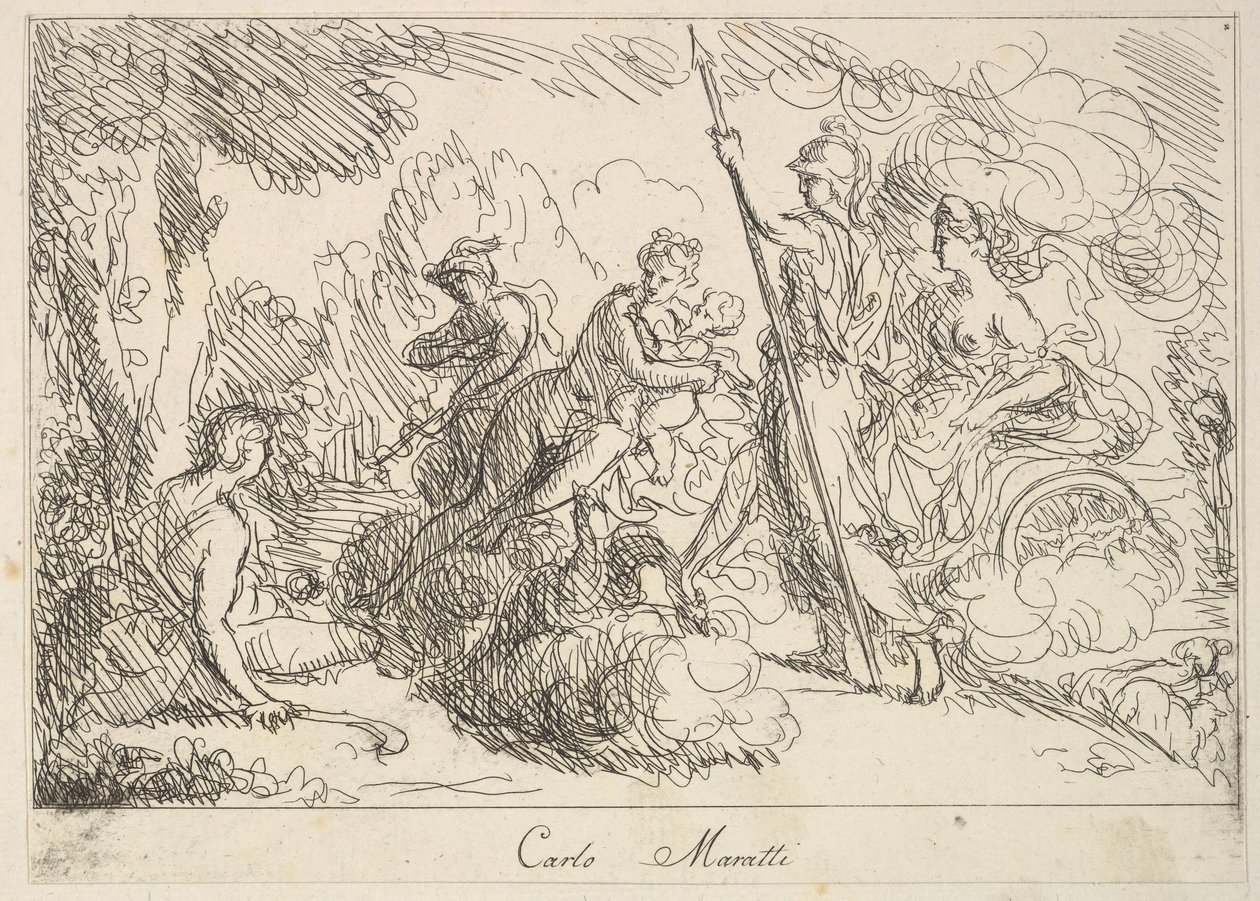 Dieux et Déesses dans un paysage, 1740-1802 - Giuseppe Canale