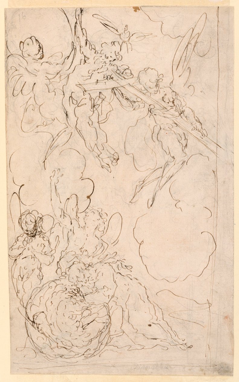 Étude pour le rêve de Saint Joseph - Giuseppe Diamantini