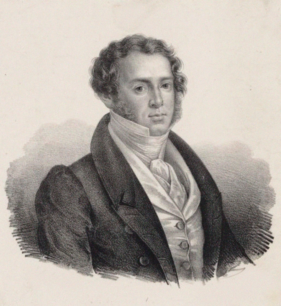 Portrait du compositeur Saverio Mercadante 1795-1870 - Giuseppe Gozzini